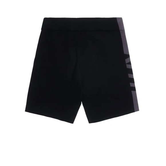 Kith Haley Biker shorts size XS Knit Athleisure Black Gray - Picture 2 of 8